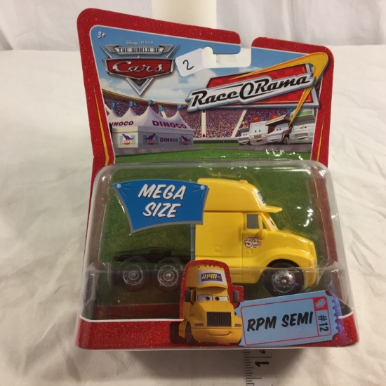 NIP Collector Disney Pixar The World Of Cars Race O Rama RPM Semi #12  Mega Size