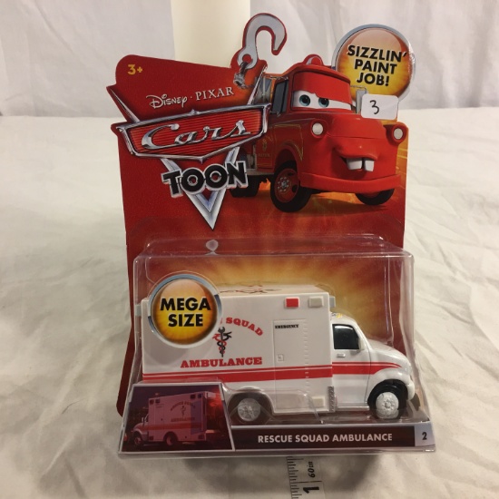 NIP Collector Disney Pixar The World Of Cars Sizzlin' Paint Rescue Squad Ambluance