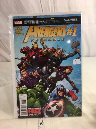 Collector Marvel Comics Avengers Assemble Comic Book No.1