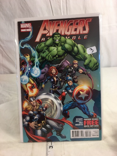 Collector Marvel Comics Avengers Assemble Comic Book No.3