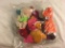 Lot of 3 Pieces Collector New With Tag  The Disney Store Mini Bean Bag 7-8