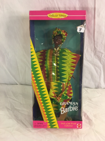 Collector NIB Barbie Dolls Of The World Colelction Ghanian Barbie Doll 12.5"Tall Box