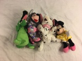 Lot of 4 Pieces Loose The Disney Store Mini Bean Bags Toys 8