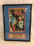 Hand Signed Vintage Marvel Comics - Star trek The Motion Picture Comic Book Issue #1 In Glass Frame