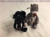 Lot of 2 Pieces Collector NWT  The Disney Store Mini Bean Bag 