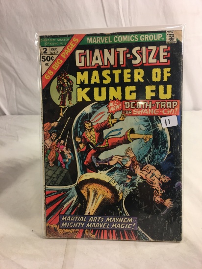 Collector Vintage Marvel Comics Giant-Size Master Kung Fu Comic Book No.2