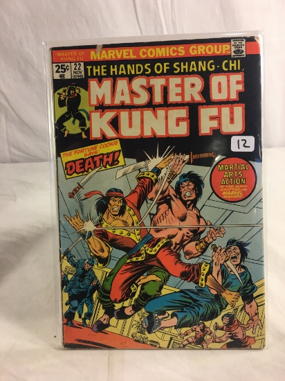 Collector Vintage Marvel Comics The Hands of Shangs Chi Master Kunf Fu NO.22