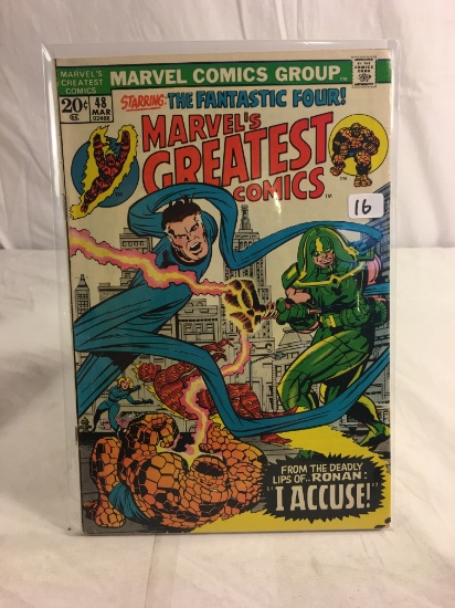 Collector Vintage Marvel's Greatest Comics Starring Fantastic Four No.48 Comic Book