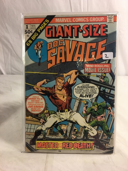 Collector Vintage Marvel Comics Giant-Size Doc Savage Comic Book No.1