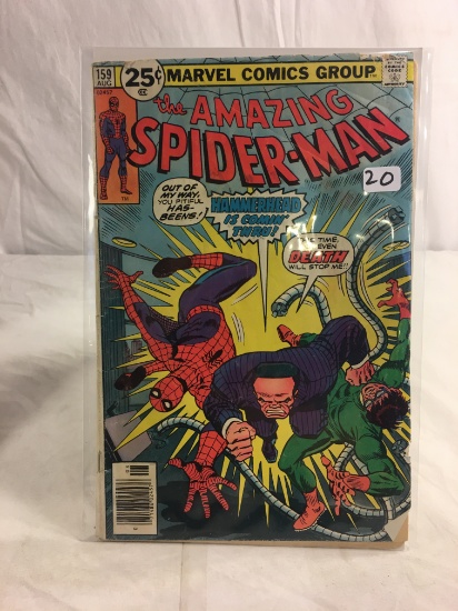 Collector Vintage Marvel Comics The Amazing Spider-man Comic Book No.159
