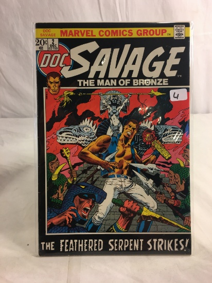 Collector Vintage Marvel Comics Doc Savage The Man Of Bronze Comic Book No.2