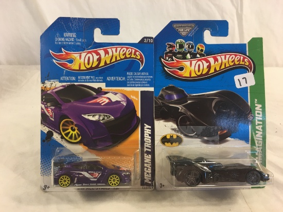 Lot of 2  New in Package Hot wheels Mattel 1/64 Scale DieCast Metal & Plastic Parts Cars