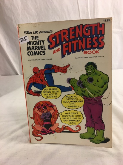 Collector Vintage Stan lee Presents Strength and Fitness Book Illsutrated Book