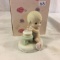 Collector Precious Moments Girl with Cake Age 1 136190 Figurine Box Size: 5.5