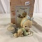 Collector Precious Moments Friends wrute From The Start 25150/C0021 Figurine Box Sz: 6'tall Box