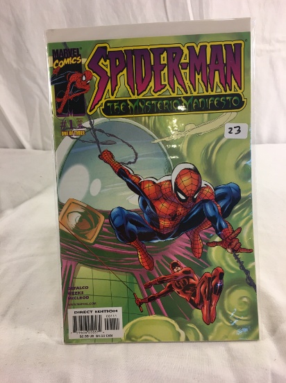 Collector Marvel Comics Spider-Man The Mysterio Madifesto Defalco Weeks Mccleod No.1