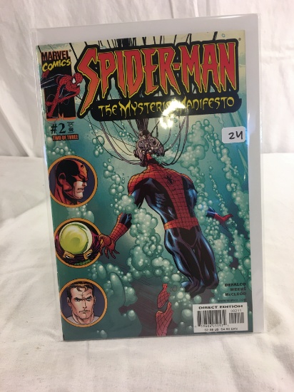 Collector Marvel Comics Spider-Man The Mysterio Madifesto Two Of Three no.2