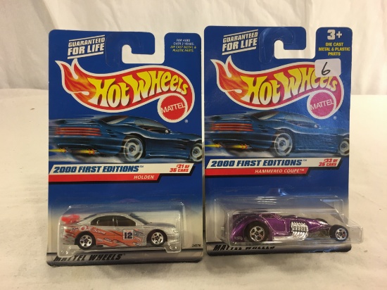 Lot of 2 Pieces New in Package Hot wheels Mattel 1/64 Scale Die-Cast Metal & Plastic Parts Cars