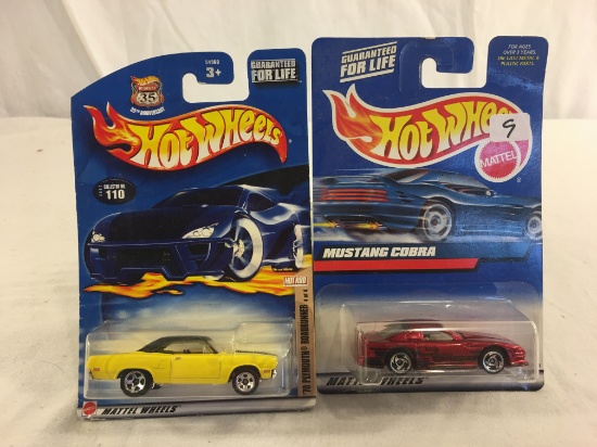 Lot of 2 Pieces New in Package Hot wheels Mattel 1/64 Scale Die-Cast Metal & Plastic Parts Cars