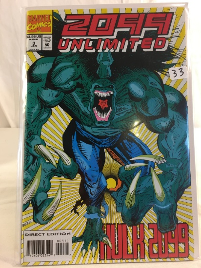 Collector Marvel Comics 2099 Unlimited Hulk 2099 Comic Book No.3