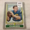 Collector Vintage 1967 T.C.G. Sport Football Card John Unitas Quarterback #150 San Diego Charger Car