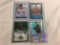 Lot of 4 Pieces Collector Assorted Baseball Sport Trading Cards W/Siganture -Assorted Players