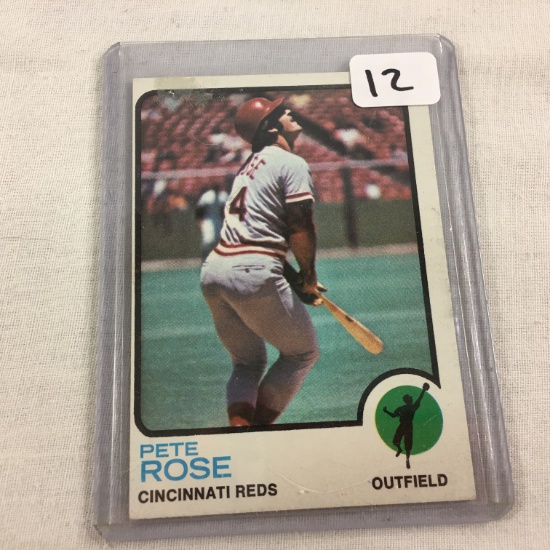 Collector Vintage 1972 T.C.G. Sport Baseball Card Pete Edward Rose #130 Cincinnati Reds Sport Card