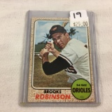 Collector Vintage 1967 T.C.G. Sport Baseball Card Brooks Robinson 3rd Base #20 Topps Sport Card