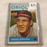 Collector Vintage 1963 T.C.G. Sport Baseball Card Brooks Robinson #230 Topps  Balt. Orioles Sport Ca