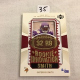 Collector 2003 Upper Deck Football  Rookie Innovation Smith Onterrio Smith 12/25  Sport Trading Card