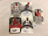 Lot of 4 Pieces Collector Assorted Cards Basketball Players Sport Card W/ Signature -Assorted Player