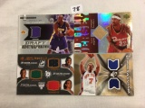 Lot of 4 Pieces Collector Assorted NBA Cards Basketball Jersey Sport Trading Cards  -Assorted Player
