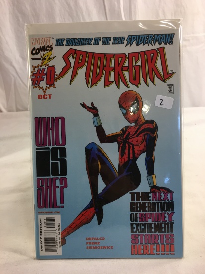 Collector Marvel Comics 2 The Daughter Of The True Spider-man Spider-Girl Comic Book #0