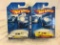 Lot of 2 Pieces Collector New in Package Hot wheels 1/64 Scale Die-cast Metal & Plastic Parts