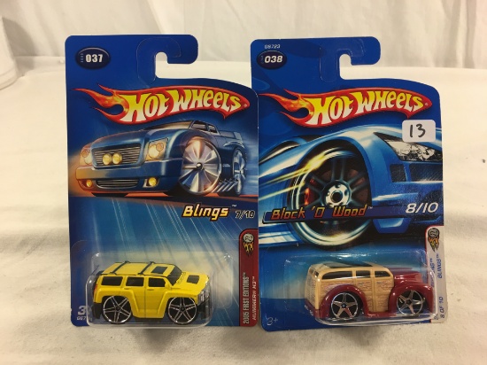 Lot of 2 Pieces Collector New in Package Hot wheels 1/64 Scale Die-cast Metal & Plastic Parts