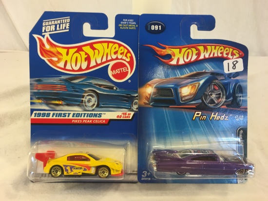 Lot of 2 Pieces Collector New in Package Hot wheels 1/64 Scale Die-cast Metal & Plastic Parts