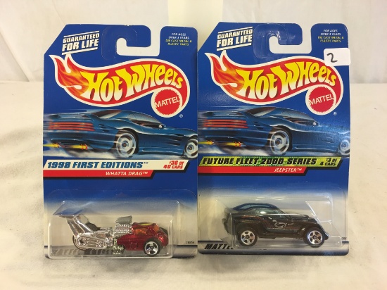 Lot of 2 Pieces Collector New in Package Hot wheels 1/64 Scale Die-cast Metal & Plastic Parts