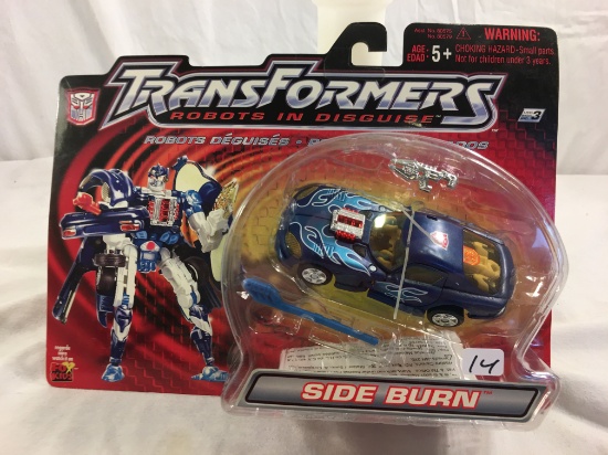 Collector Hasbro Trasnfommers Robots In Disguise Side Burn 9"
