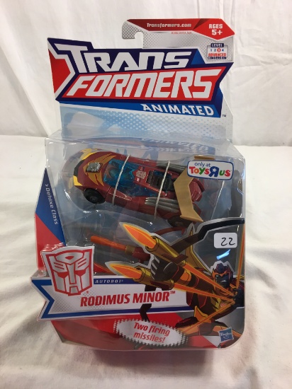 Collector Hasbro Transformers Animated Rodimus Minor Autobot Deluxe Class 12"