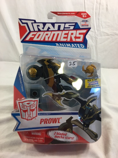 Collector hasbro Transformers Animated Prowl Autobot Deluxe Class 12"