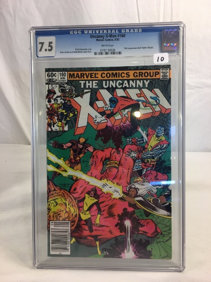 Collector Vintage Marvel Comics CGC Universal Grade 7.5 Uncanny X-Men #160 Comic