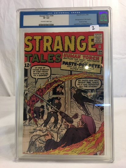 Collector Vintage Marvel Comics CGC Universal Grade VF 8.0 Strange Tales #104 Comic