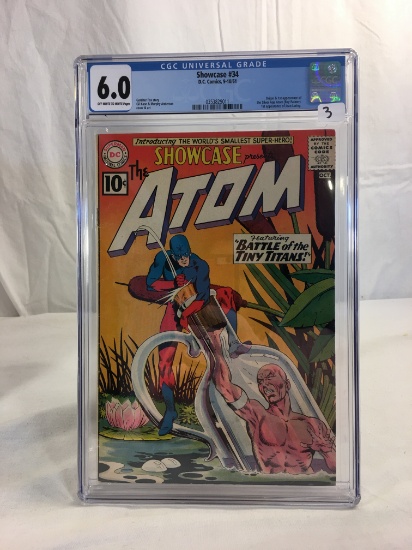 Collector Vintage DC, Comics CGC Universal Grade Showcase Presents The ATOM #34