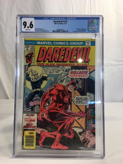 Collector Vintage Marvel Comics CGC Universal Grade 9.6 Daredevil #131 Comic Book