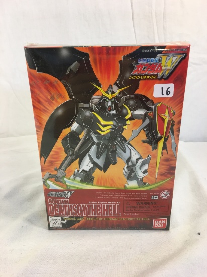 New Sealed Collector Bandai Mobil Suit Wing Gundam Deathscythe Hell Action Figure Model Kit 8.5x6"