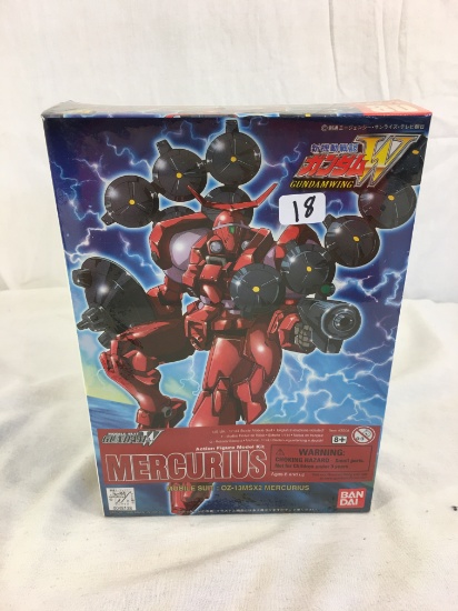 New Sealed Collector Bandai Mobil Suit Wing Gundam Mercurius Action Figure Model Kit 8.5x6"