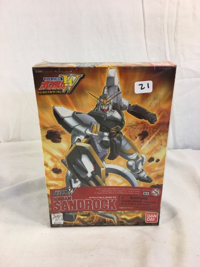 New Sealed Collector Bandai Mobil Suit Wing Gundam Sandrock Action Figure Model Kit 8.5x6"