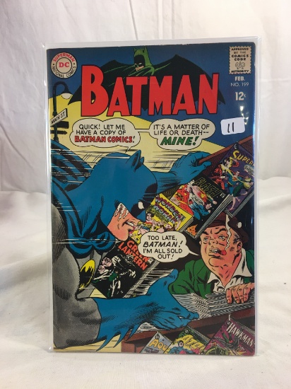 Collector Vintage DC Comics Batman Quick Let Me Have A Copy Of Batman Comics No. 199