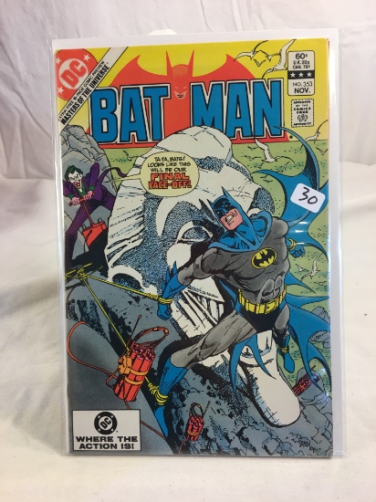 Collector Vintage DC, Comics Batman Final Face-Off Comic Book No.353