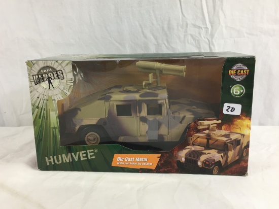 NIB Collector The Heroes Die-Cast Metal & Plastic Parts  HUMVEE Box Size: 5.5x10.5"